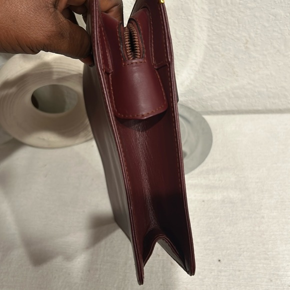 Cartier Red Leather Clutch Bag - Picture 4 of 13